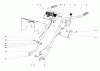 Toro 58114 - 26" Tiller, 1973 (3000001-3999999) Ersatzteile HANDLE ASSEMBLY