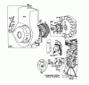 Toro 58114 - 26" Tiller, 1973 (3000001-3999999) Ersatzteile REWIND STARTER ASSEMBLY