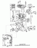 Toro 58125 - 26" Tiller, 1975 (5000001-5999999) Ersatzteile ENGINE MODEL NO. 100292 TYPE 0245-07