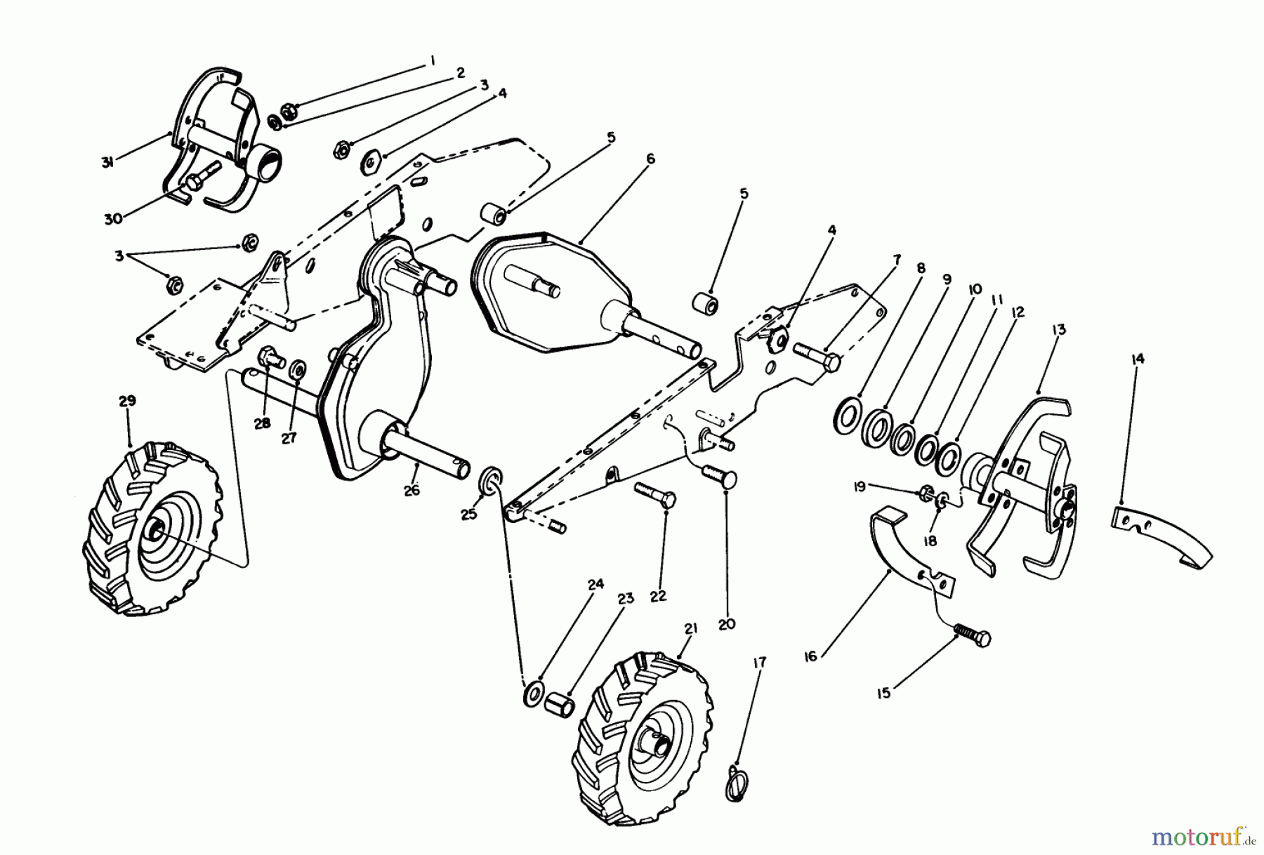  Toro Neu Tillers/Cultivators 58160 - Toro 18