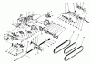Toro 58170 - 22" Tiller, 1983 (3000001-3999999) Ersatzteile DRIVE BELT ASSEMBLY