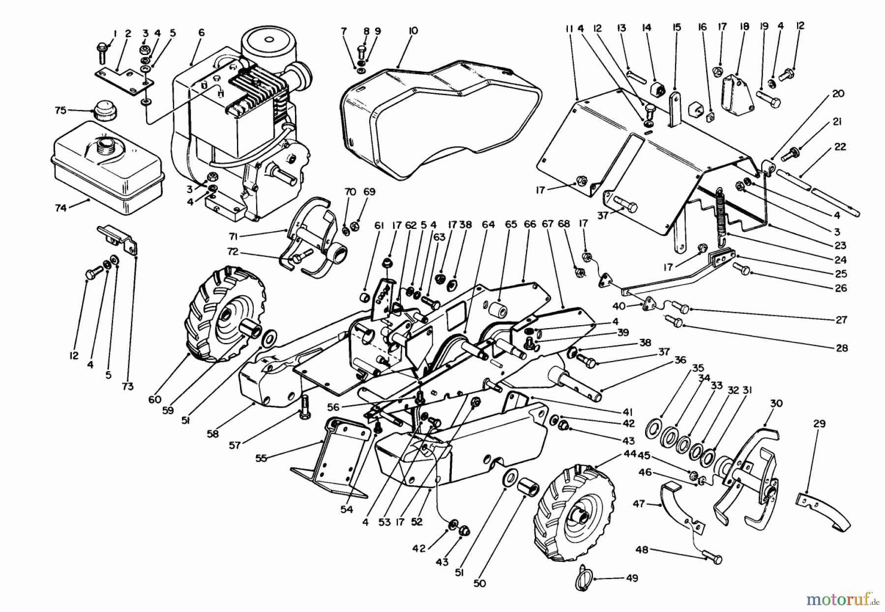 Toro Neu Tillers/Cultivators 58170 - Toro 22