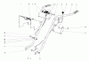 Toro 58210 - 26" Tiller, 1972 (2000001-2999999) Ersatzteile HANDLE ASSEMBLY
