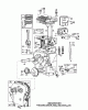 Toro 58220 - 26" Tiller, 1974 (4000001-4999999) Ersatzteile ENGINE MODEL NO. 130292 TYPE 0159-06 BRIGGS & STRATTON