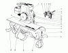 Toro 58220 - 26" Tiller, 1974 (4000001-4999999) Ersatzteile TINE AND ENGINE ASSEMBLY (MODEL 58231)