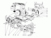 Toro 58226 - 26" Tiller, 1976 (6000001-6999999) Ersatzteile TINE AND ENGINE ASSEMBLY
