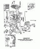 Toro 58226 - 26" Tiller, 1981 (1000001-1999999) Ersatzteile BRIGGS AND STRATTON ENGINE MODEL NO. 130292-0728-02