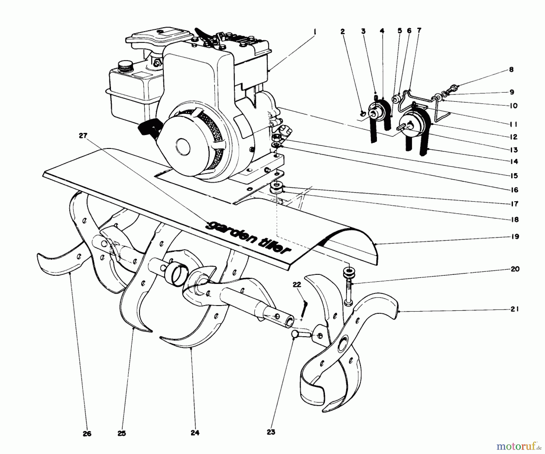  Toro Neu Tillers/Cultivators 58231 - Toro 26