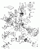 Toro 58235 - 26" Tiller, 1975 (5000001-5999999) Ersatzteile ENGINE TECUMSEH-MODEL HS50-67089A