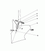 Toro 58237 - 26" Tiller, 1983 (3000001-3999999) Ersatzteile 8" FURROWING TOOL MODEL NO. 59008 (OPTIONAL)
