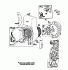 Toro 58237 - 26" Tiller, 1983 (3000001-3999999) Ersatzteile BRIGGS & STRATTON ENGINE MODEL NO. 130292-1642-01 #1