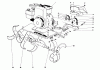 Toro 58237 - 26" Tiller, 1983 (3000001-3999999) Ersatzteile TINE AND ENGINE ASSEMBLY