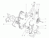 Toro 58307 - 22" Tiller, 1977 (7000001-7999999) Ersatzteile CHAIN CASE AND TINE ASSEMBLY MODEL 58307