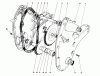Toro 58307 - 22" Tiller, 1977 (7000001-7999999) Ersatzteile CHAIN CASE ASSEMBLY MODEL 58307 & 58336