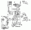 Toro 58307 - 22" Tiller, 1977 (7000001-7999999) Ersatzteile ENGINE BRIGGS & STRATTON MODEL 111202-0131-01 4 H.P. TILLER MODEL 58336 #1