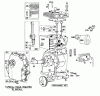 Toro 58307 - 22" Tiller, 1977 (7000001-7999999) Ersatzteile ENGINE BRIGGS & STRATTON MODEL 60102-0378-01 2 H.P. TILLER MODEL 58307 #1