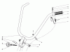 Toro 58336 - 22" Tiller, 1979 (9000001-9999999) Ersatzteile HANDLE ASSEMBLY MODEL 58307 & 58336