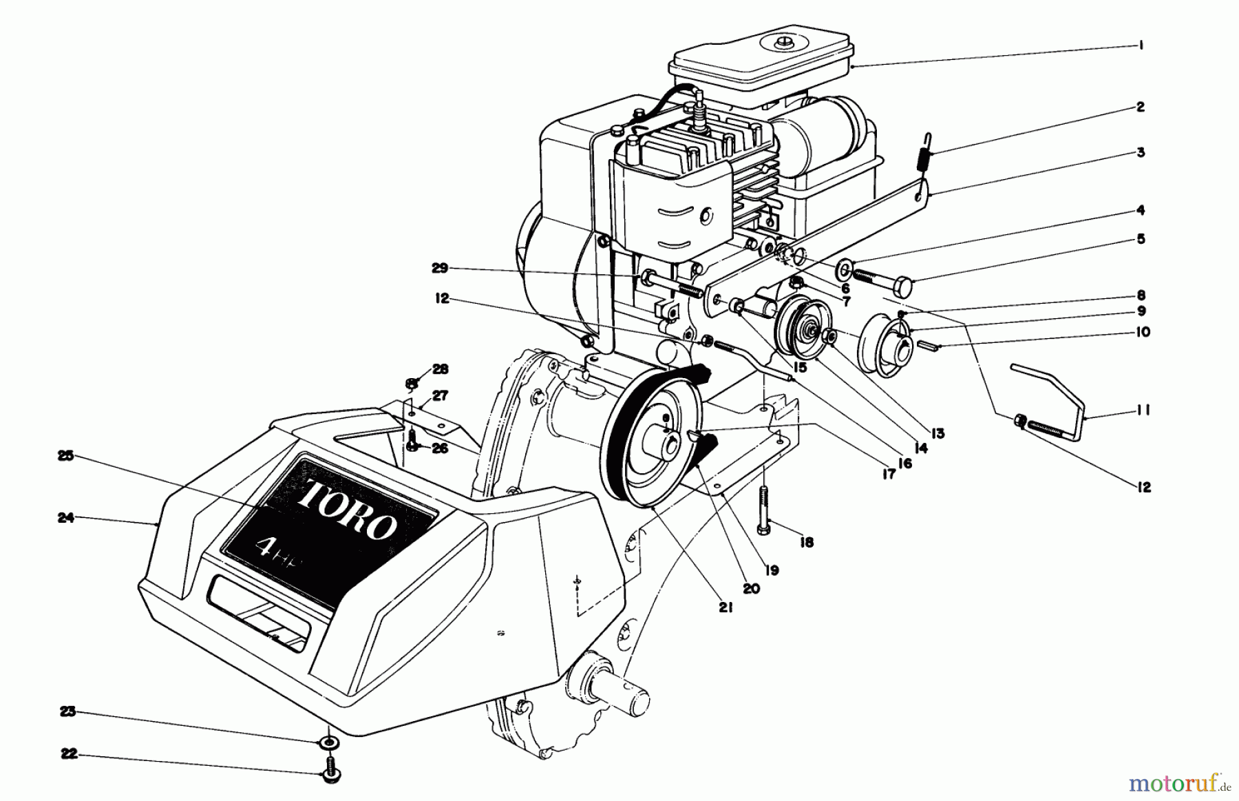 Toro Neu Tillers/Cultivators 58336 - Toro 22