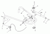 Toro 58356 - Garden Cultivator, 1996 (69000001-69999999) Ersatzteile HANDLE ASSEMBLY