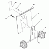 Toro 58356 - Garden Cultivator, 1996 (69000001-69999999) Ersatzteile WHEEL & GUARD ASSEMBLY