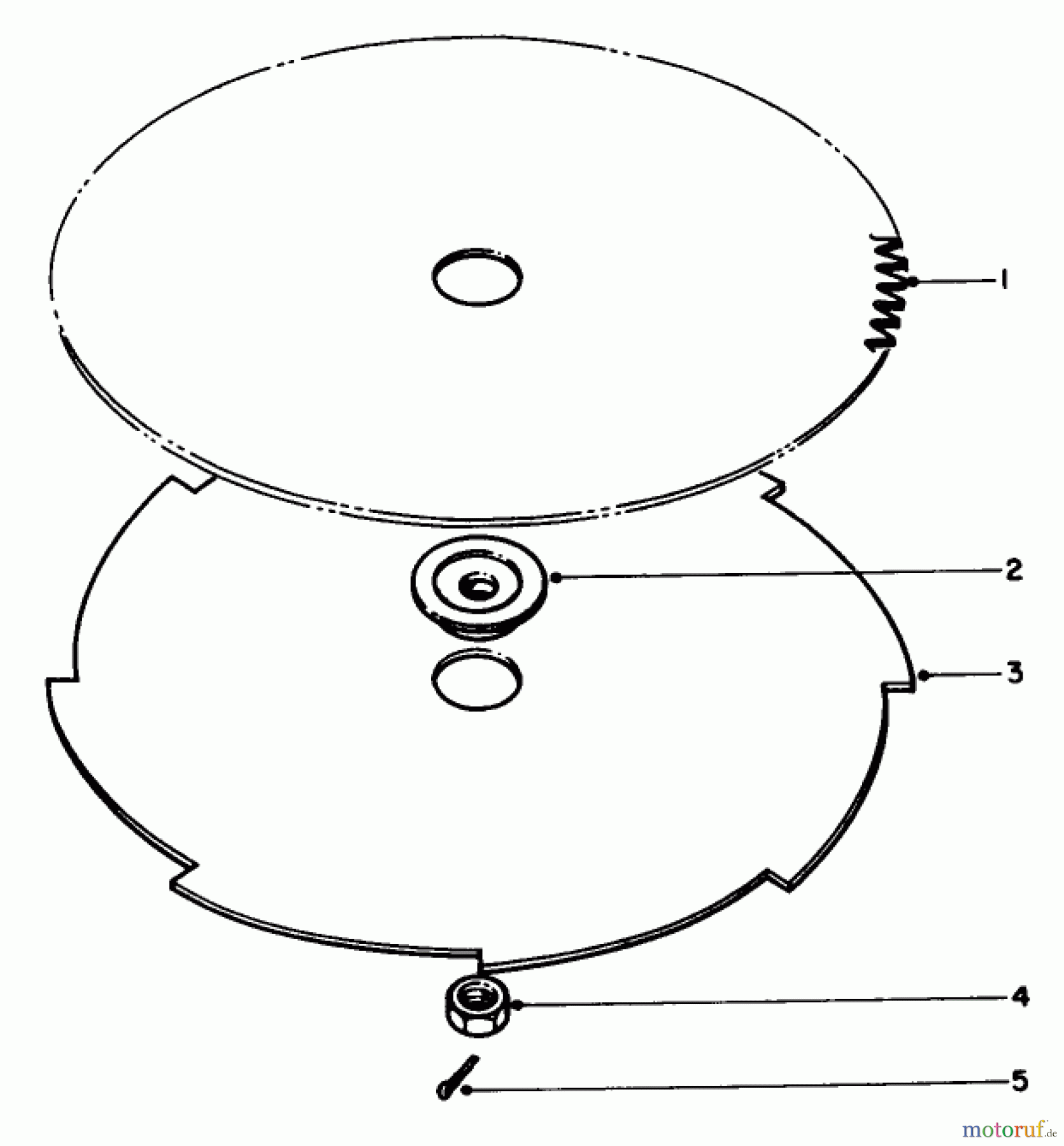  Toro Neu Trimmers, String/Brush 30910 - Toro 21cc Gas Trimmer, Deluxe, 1980 (0000001-0999999) WEED BLADE AND BRUSH BLADE (OPTIONAL)