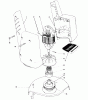 Toro 51200 (900) - 900 Electric Trimmer, 1981 (1000001-1999999) Ersatzteile MOTOR AND HOUSING ASSEMBLY