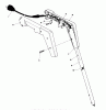 Toro 51210 (900) - 900 Electric Trimmer, 1980 (0000001-0999999) Ersatzteile HANDLE ASSEMBLY