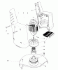 Toro 51210 (900) - 900 Electric Trimmer, 1980 (0000001-0999999) Ersatzteile MOTOR AND HOUSING ASSEMBLY
