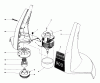 Toro 51216 (900) - 900 Electric Trimmer, 1981 (1000001-1999999) Ersatzteile MOTOR AND HOUSING ASSEMBLY