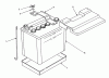 Toro 62040 (T4000D) - Generator, T4000D, 1988 (8000001-8999999) Ersatzteile BATTERY ASSEMBLY