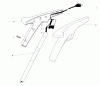 Toro 51218 (900) - 900 Electric Trimmer, 1981 (1000001-1999999) Ersatzteile HANDLE ASSEMBLY