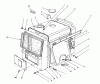 Toro 62040 (T4000D) - Generator, T4000D, 1988 (8000001-8999999) Ersatzteile ENGINE COVER ASSEMBLY