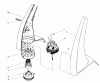 Toro 51235 (910) - 910 Electric Trimmer, 1985 (5000001-5999999) Ersatzteile MOTOR AND HOUSING ASSEMBLY