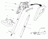 Toro 51246 (1010) - 1010 Electric Trimmer, 1990 (0000001-0999999) Ersatzteile HANDLE ASSEMBLY