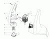 Toro 51246 (1010) - 1010 Electric Trimmer, 1990 (0000001-0999999) Ersatzteile MOTOR AND HOUSING ASSEMBLY