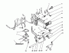 Toro 62040 (T4000D) - Generator, T4000D, 1988 (8000001-8999999) Ersatzteile THROTTLE CONTROL & GOVERNOR ASSEMBLY