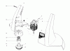 Toro 51255 (1000) - 1000 Electric Trimmer, 1990 (0000001-0999999) Ersatzteile MOTOR AND HOUSING ASSEMBLY