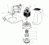 Toro 51300 (1100) - 1100 Electric Trimmer, 1980 (0000001-0999999) Ersatzteile MOTOR AND HOUSING ASSEMBLY
