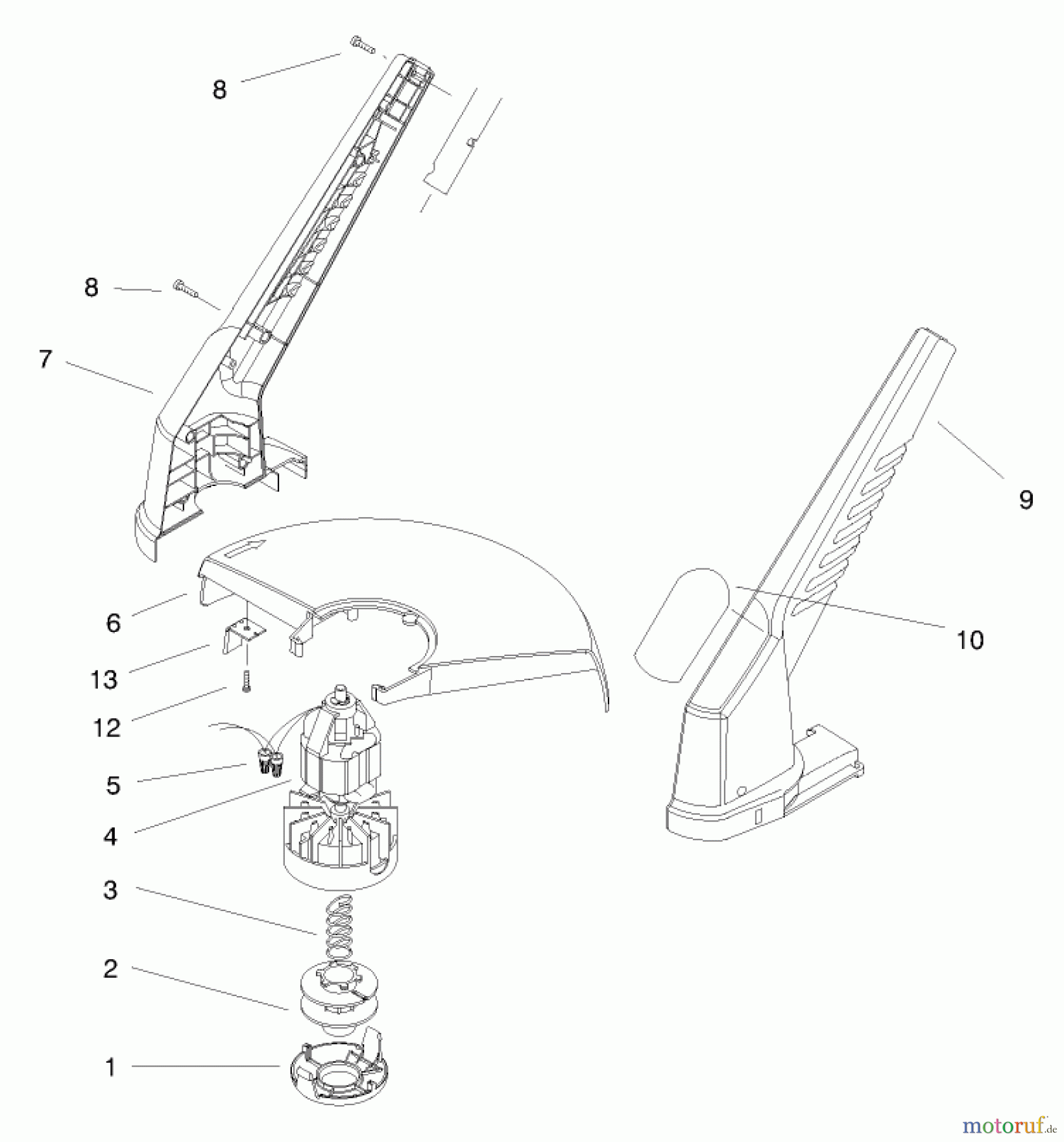 Toro Neu Trimmers, String/Brush 51302 - Toro 13