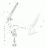 Toro 51302 - 13" Electric Trimmer/Edger, 1998 (89000001-89999999) Ersatzteile MOTOR & HOUSING ASSEMBLY