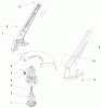 Toro 51307 - 13" Electric Trimmer, 1998 (89000001-89999999) Ersatzteile MOTOR & HOUSING ASSEMBLY