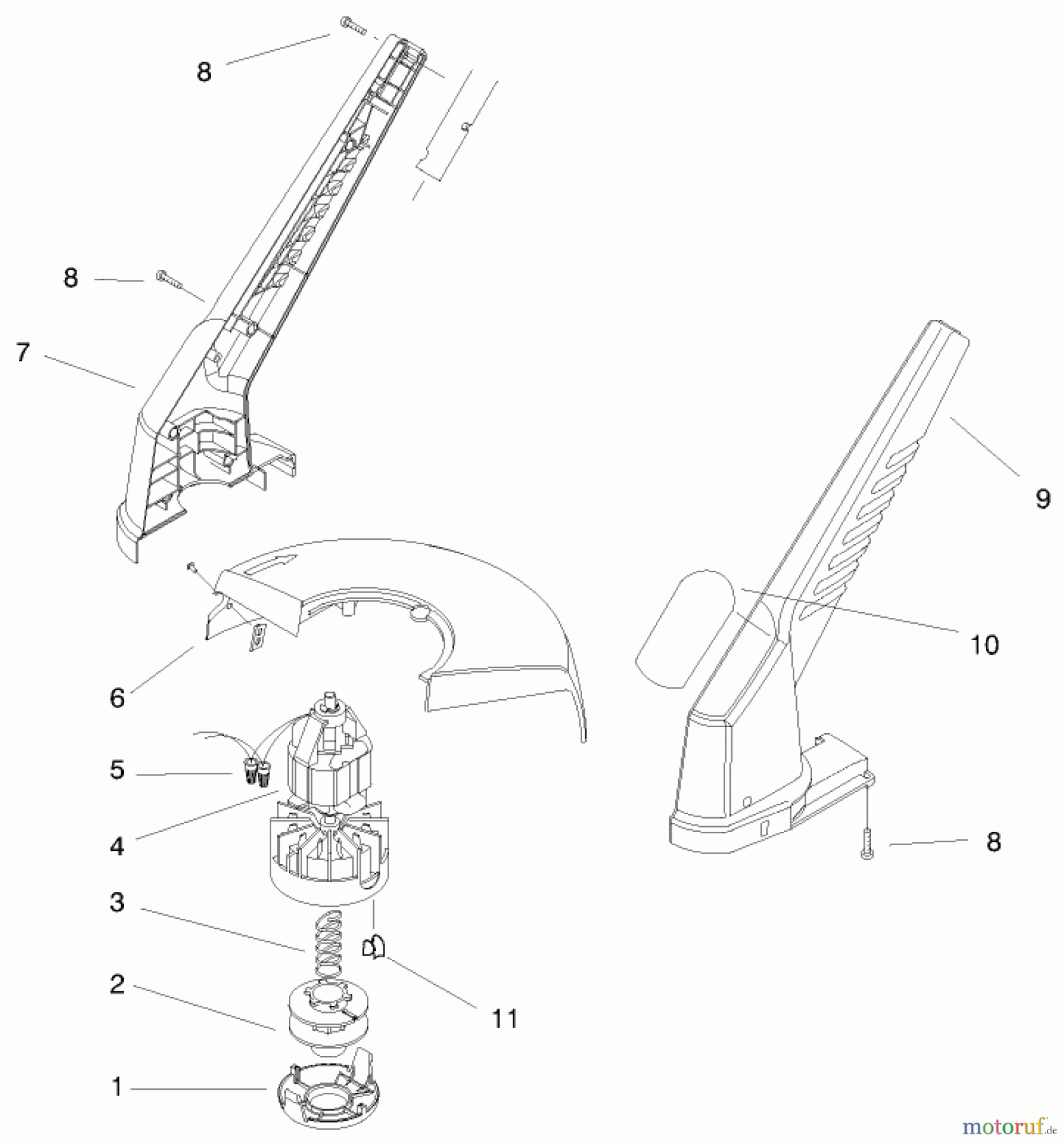 Toro Neu Trimmers, String/Brush 51307 - Toro 13