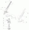 Toro 51308 - 14" Electric Trimmer, 1998 (89000001-89999999) Ersatzteile MOTOR & HOUSING ASSEMBLY