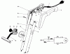 Toro 51310 (1100) - 1100 Electric Trimmer, 1980 (0000001-0999999) Ersatzteile HANDLE ASSEMBLY