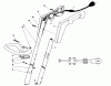 Toro 51315 (1100) - 1100 Electric Trimmer, 1980 (0000001-0999999) Ersatzteile HANDLE ASSEMBLY