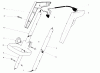 Toro 51318 (1100) - 1100 Electric Trimmer, 1981 (1000001-1999999) Ersatzteile HANDLE ASSEMBLY