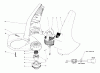 Toro 51318C (1100) - 1100 Electric Trimmer, 1988 (8000001-8999999) Ersatzteile MOTOR AND HOUSING ASSEMBLY