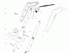 Toro 51319 (1100) - 1100 Electric Trimmer, 1981 (1000001-1999999) Ersatzteile HANDLE ASSEMBLY
