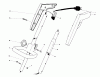 Toro 51321 (1100) - 1100 Electric Trimmer, 1981 (1000001-1999999) Ersatzteile HANDLE ASSEMBLY