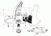 Toro 51321 (1100) - 1100 Electric Trimmer, 1981 (1000001-1999999) Ersatzteile MOTOR AND HOUSING ASSEMBLY